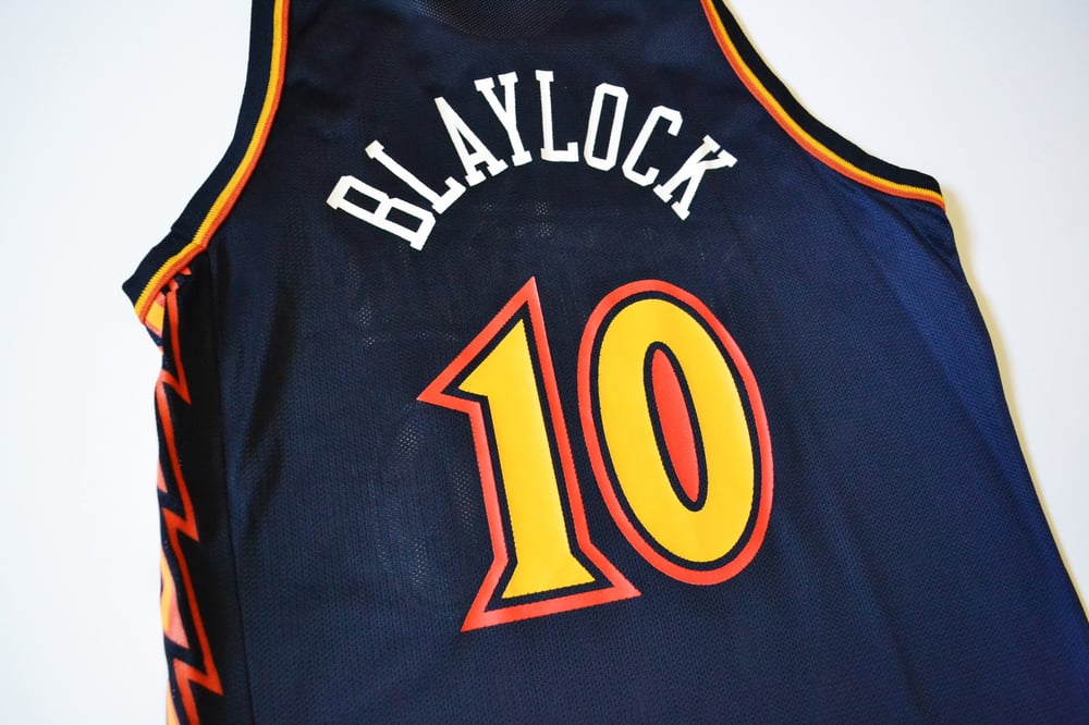 Vintage 1999 Golden State Warriors Mookie Blaylock Champion Jersey